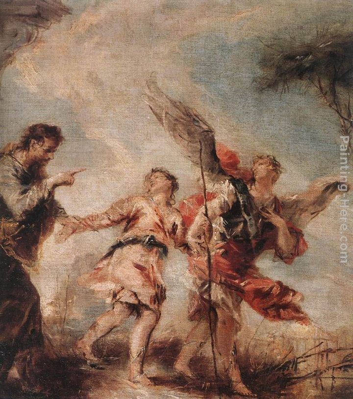 Giovanni Antonio Guardi The Departure of Tobias